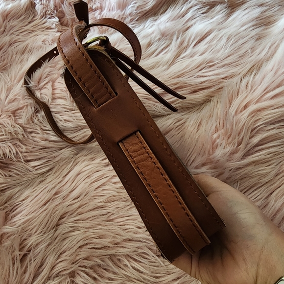 Madewell The Simple Crossbody Bag - Leopard Calf Hair convertible to clutch - Picture 7 of 15